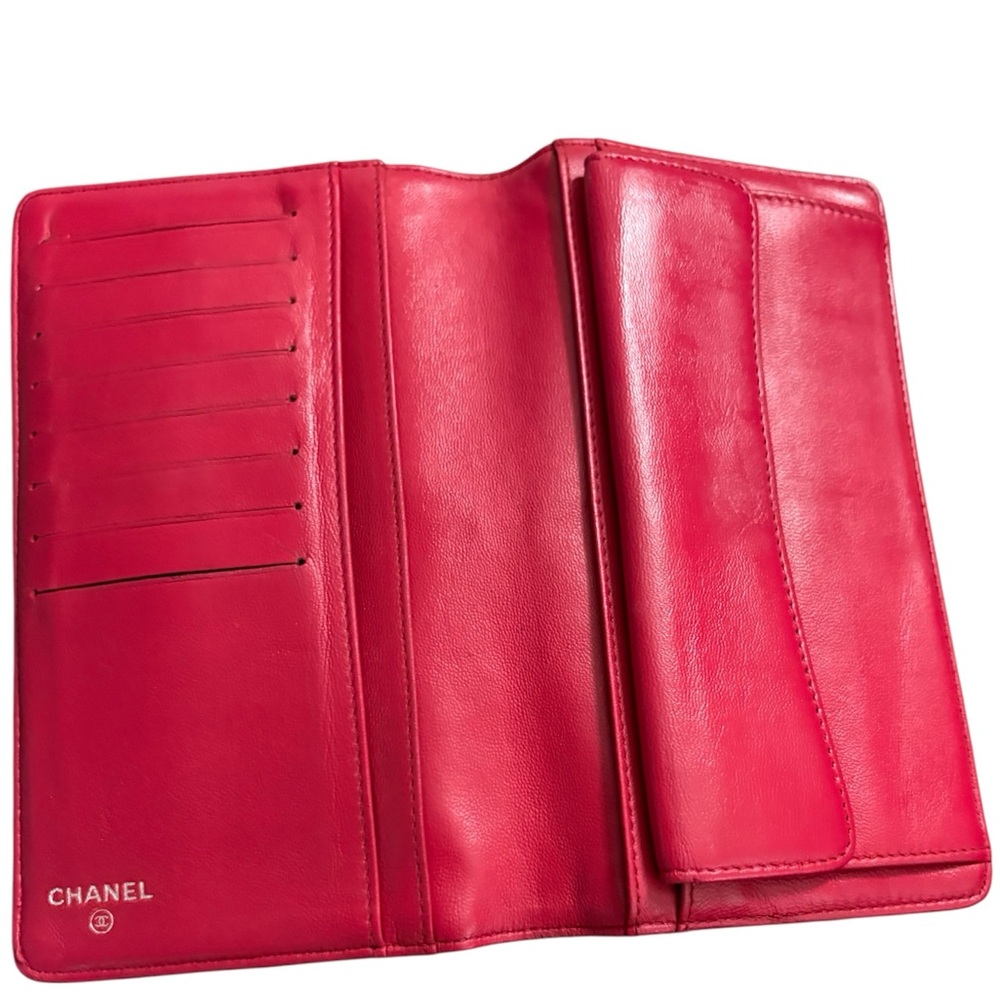 Chanel Pink Bow-Accent Long Wallet - Picture 3 of 17